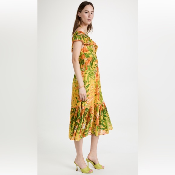 FARM Rio Tangerines Midi Dress - Picture 3 of 9